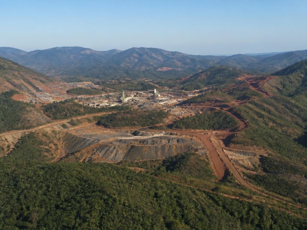 Site minier de Simandou en Guinée